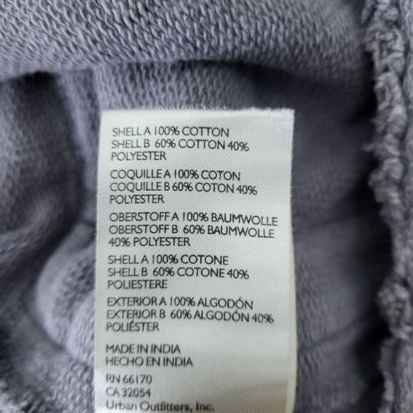 We The Free People Womens Hazel Cardi Jacket Small Gray Full Zip Slouchy Grunge - Picture 6 of 8